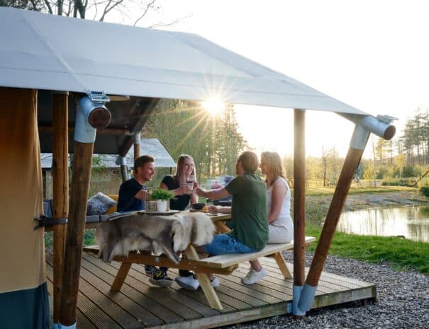 Atmosphere at Glamping Jardín