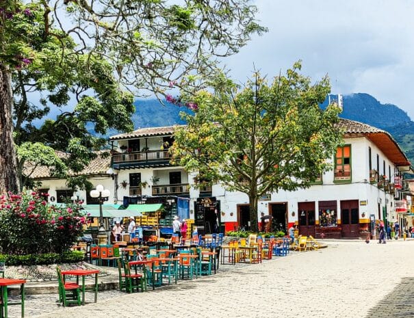 The square of Jardín